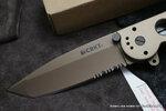 Фото №4 Нож складной Kit Carson M16 Tanto Desert Aluminum 100 мм. CR/M16-14D (CRKT)