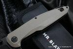 Фото №3 Нож складной Mr.Blade Convair сталь D2 Black Stonewash рукоять G10 Tan