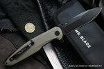 Фото №4 Нож складной Mr.Blade Convair сталь D2 Black Stonewash рукоять G10 Tan