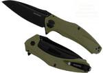 Фото №8 Kershaw K7008OLBLK Natrix XL - нож складной, рукоять-оливк. G-10, сталь 8CR13MOV