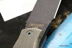 Фото №5 Нож Ontario RD-7 Black micarta ONT/9417BMR