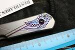 Фото №4 Chris Reeve Large Sebenza 21 Unique Graphics (Amethyst inlay, violet feathers)