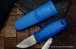 Фото №2 Нож Morakniv Eldris, нержавеющая сталь, синий, с огнивом