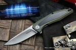фото Нож Kershaw K4037OL Atmos - нож складной, зелен. G10/карбон, клинок 8Cr13MOV сатин