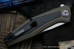 Фото №5 Нож Kershaw K4037TAN Atmos - нож складной, беж. G10/карбон, клинок 8Cr13MOV сатин