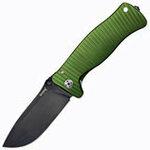 фото Складной нож SR-1 Aluminium Green Frame / Black Coated Blade 90 мм. L/SR1A GB (Lion Steel)