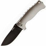 фото Складной нож SR-1 Titanium Gray Frame Black Blade 90 мм. L/SR1 GB (Lion Steel)