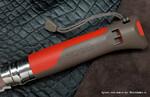 Фото №3 Нож Opinel Outdoor Earth 8 нержавеющая сталь, пластиковая рукоять, красный