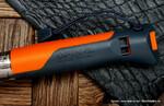 Фото №4 Нож Opinel Outdoor Earth 8 нержавеющая сталь, пластиковая рукоять, оранжевый