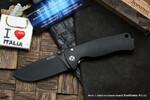 фото Нож LionSteel SR-2 Aluminum Black handle black blade