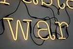 Фото №5 Настенный светильник Neon Art Make Pasta Not War