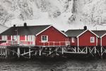 Фото №2 Постер Red Houses on Lofoten