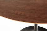 Фото №2 Обеденный стол Tulip с деревянной столешницей диаметр 122