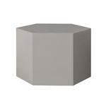 фото Приставной стол Marley шестиугольный серый