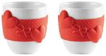 фото Guzzini Набор из 2 чашек для кофе Love красный