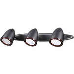 фото Спот Odeon Light Imagio 3824/2W черный c кофе GU10 3х50W 220V