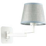 фото Бра Odeon Light Edwin 4101/1W белое с серым E27 1х40W 220V