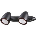 фото Спот Odeon Light Imagio 3824/2W черный c кофе GU10 2х50W 220V