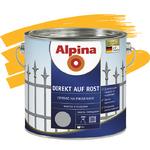 фото Эмаль по ржавчине Alpina Direkt auf Rost гладкая RAL 1021 желтая 0,75 л