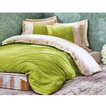 фото Постельный комплект семейный сатин Colors of fashion light green