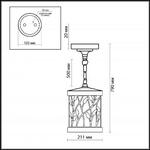 фото Уличный подвесной светильник Odeon Light Lagra 2287/1