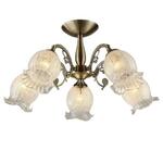 фото Потолочная люстра IDLamp Ernest 288/5PF-Oldbronze