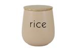 фото Банка для сыпучих продуктов Anna Lafarg LF Ceramics, Птичье молоко, Rice, 0,9 л