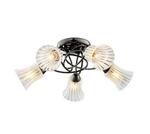 фото Потолочная люстра IDLamp Zhinevra 246/5PF-Blackwhite