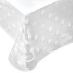 фото P 08 Schnittdecke glasklar bedruckt Скатерть 110x140см, PVC, белый