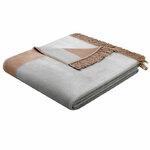 фото Плед Biederlack Oriton Cotton Plus Silber, 150x200 см., цвет серый
