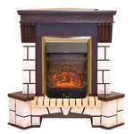 фото Real-Flame Stone Corner new STD/EUG AO (DN) с очагами Fobos/Majestic