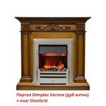 Фото №4 Dimplex Verona STD Античный дуб (классика Opti-Myst, Optiflame)