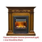 Фото №6 Dimplex Verona STD Античный дуб (классика Opti-Myst, Optiflame)