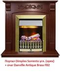 Фото №2 Dimplex Sorrento угл. Орех под классический очаг