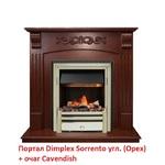 Фото №5 Dimplex Sorrento угл. Орех под классический очаг