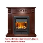 Фото №6 Dimplex Sorrento угл. Орех под классический очаг