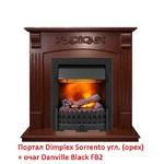 Фото №7 Dimplex Sorrento угл. Орех под классический очаг