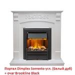 Фото №6 Dimplex Sorrento угл. Белый дуб под классический очаг