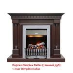 Фото №3 Dimplex Dallas (классика Opti-Myst, Optiflame) (Темный дуб)