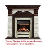 Фото №4 Dimplex Dublin арочный сланец (Темный дуб)