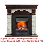 Фото №6 Dimplex Dublin арочный сланец (Темный дуб)