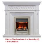 Фото №4 Dimplex Alexandria (классика Opti-Myst, Optiflame, White)