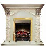 Фото №2 Real-Flame Dublin LUX STD/EUG WT с очагом Fobos s Lux BL/BR, Majestic s Lux BL/BR