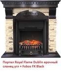 Фото №3 Royal Flame Dublin арочный сланец угл. под классический очаг