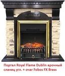 Фото №4 Royal Flame Dublin арочный сланец угл. под классический очаг