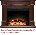 Фото №2 Royal Flame Boston под очаг Jupiter FX New темный дуб