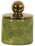 фото Ваза настольная Green Shagreen Gold