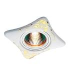 фото Светильник встраиваемый Novotech Ceramic 369929 NT14 222 белый/золото GX5.3 50W 12V