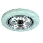 фото Светильник встраиваемый поворотный Novotech Stone 369283 NT09 228 хром/зеленый GX5.3 50W 12V