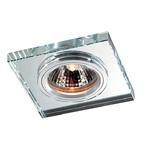фото Светильник встраиваемый Novotech Mirror 369753 NT12 237 алюминий/зеркальный GX5.3 50W 12V